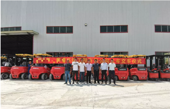 逆天了！杭叉交付某工程企業(yè)數(shù)十臺(tái)車(chē)